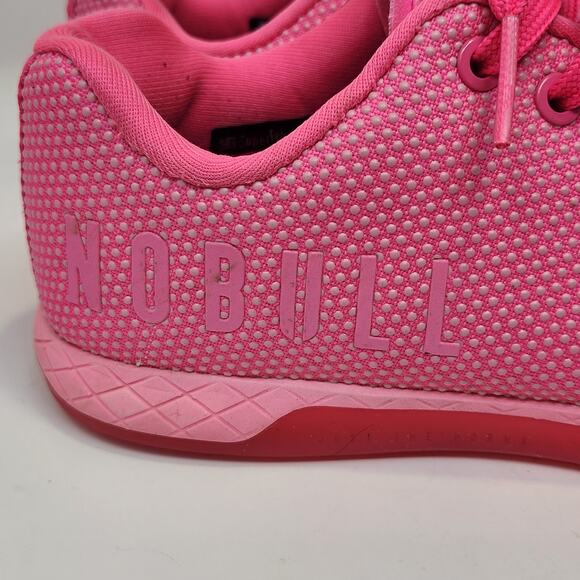 Nobull Women Outwork Neon Pink Training Shoes Size 7 Gym Workout Sneakers - Picture 2 of 10
